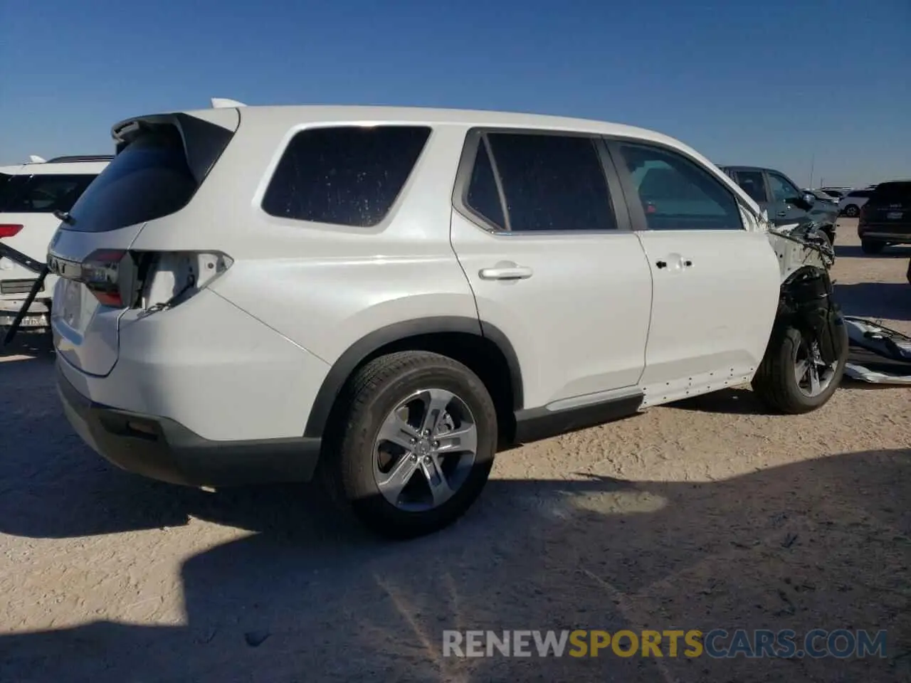 3 fotografías del automóvil dañado 5FNYG1H4XRB048230 HONDA PILOT 2024