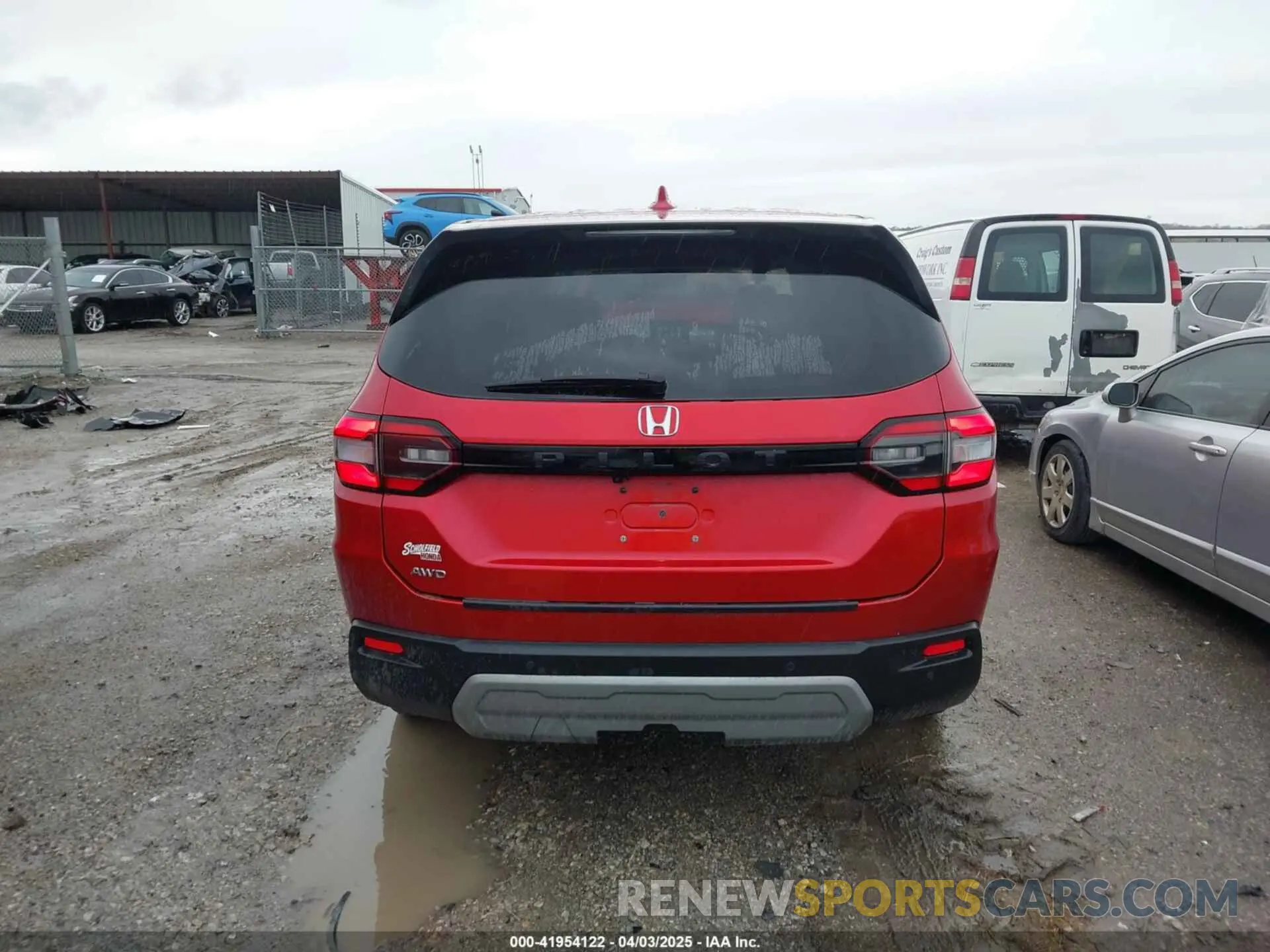 17 fotografías del automóvil dañado 5FNYG1H53RB042701 HONDA PILOT 2024