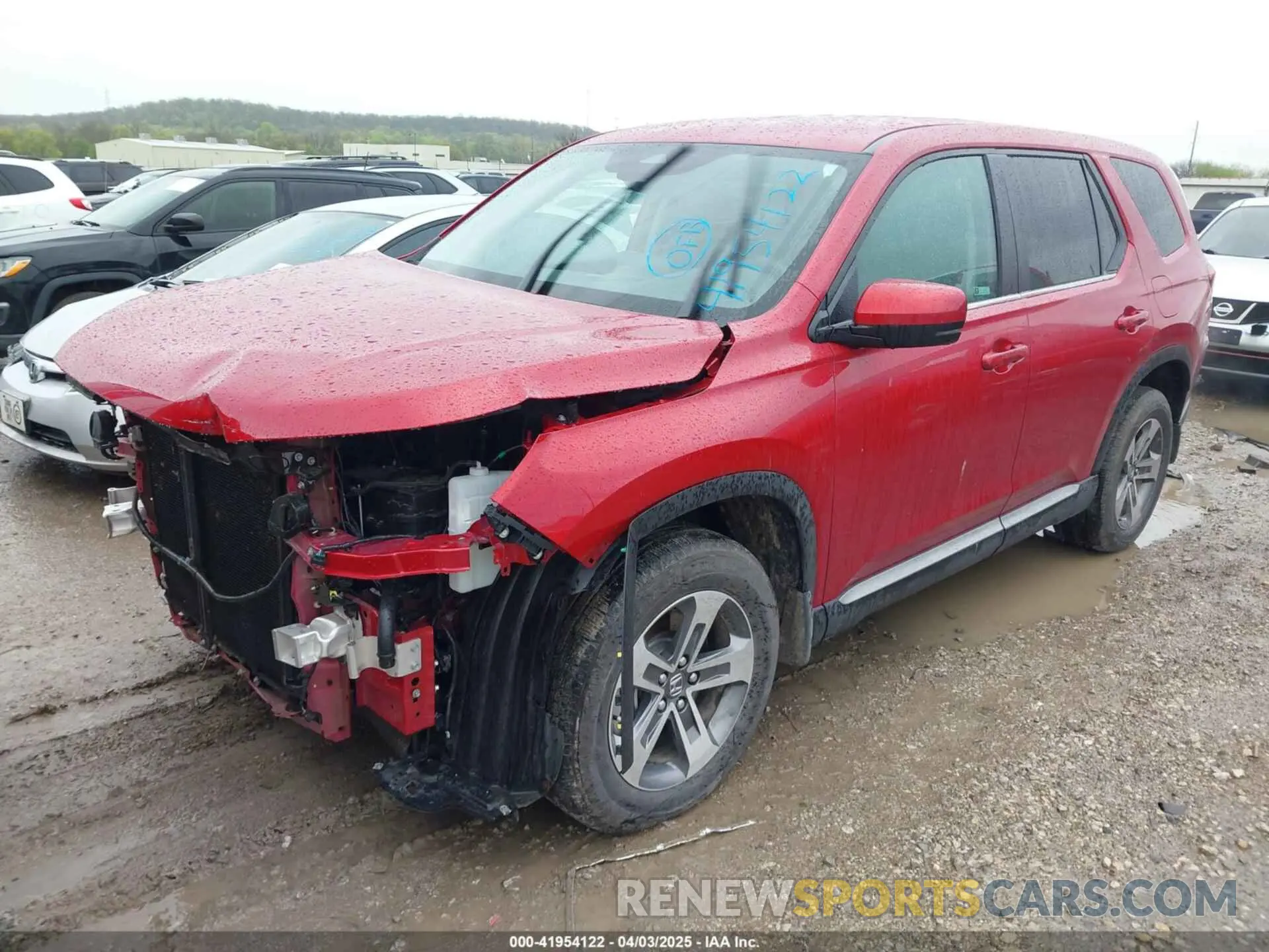2 fotografías del automóvil dañado 5FNYG1H53RB042701 HONDA PILOT 2024