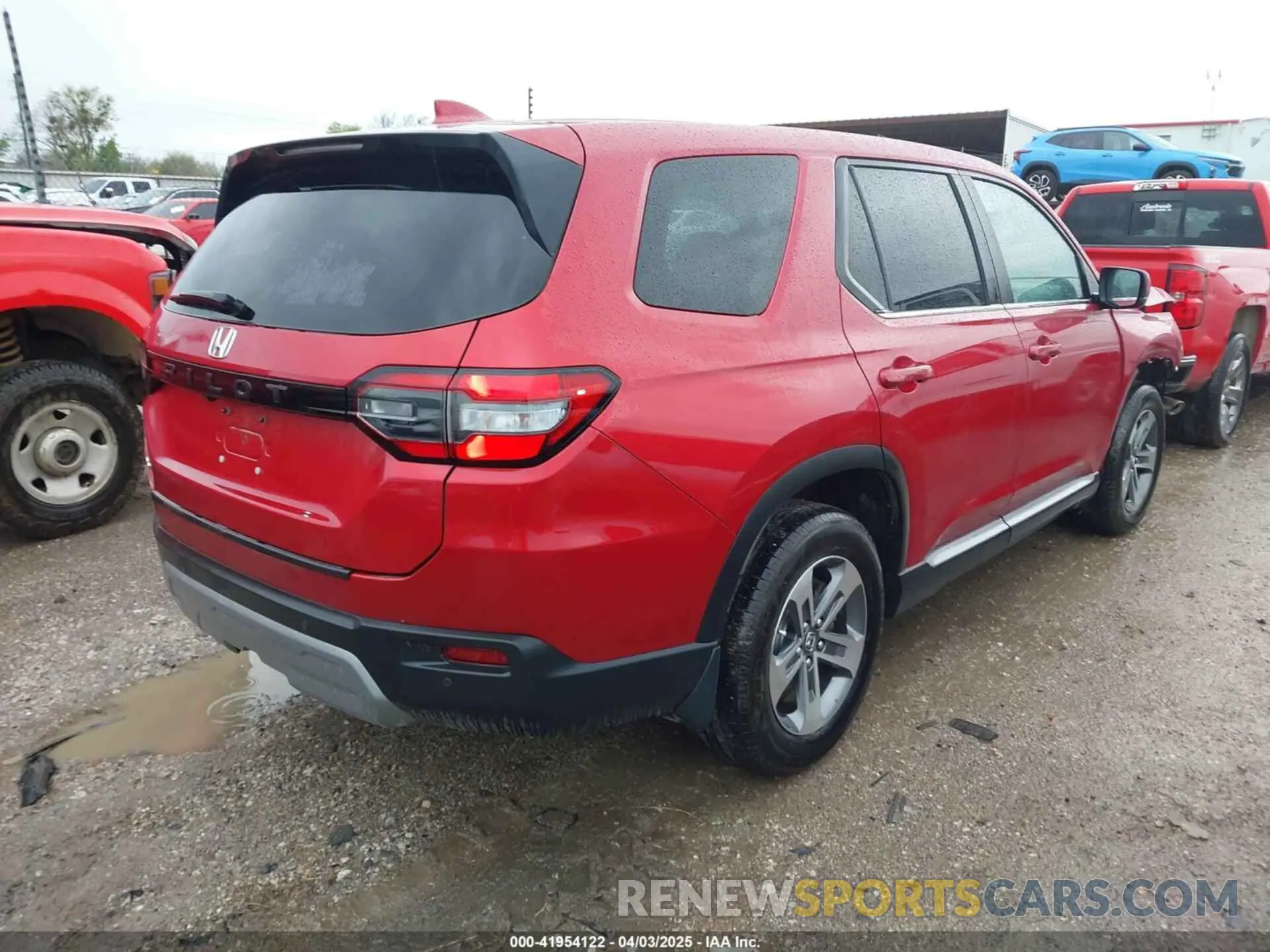 4 fotografías del automóvil dañado 5FNYG1H53RB042701 HONDA PILOT 2024