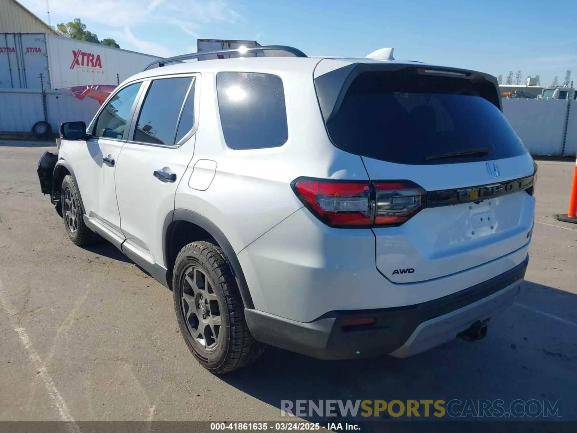 3 fotografías del automóvil dañado 5FNYG1H62RB016499 HONDA PILOT 2024