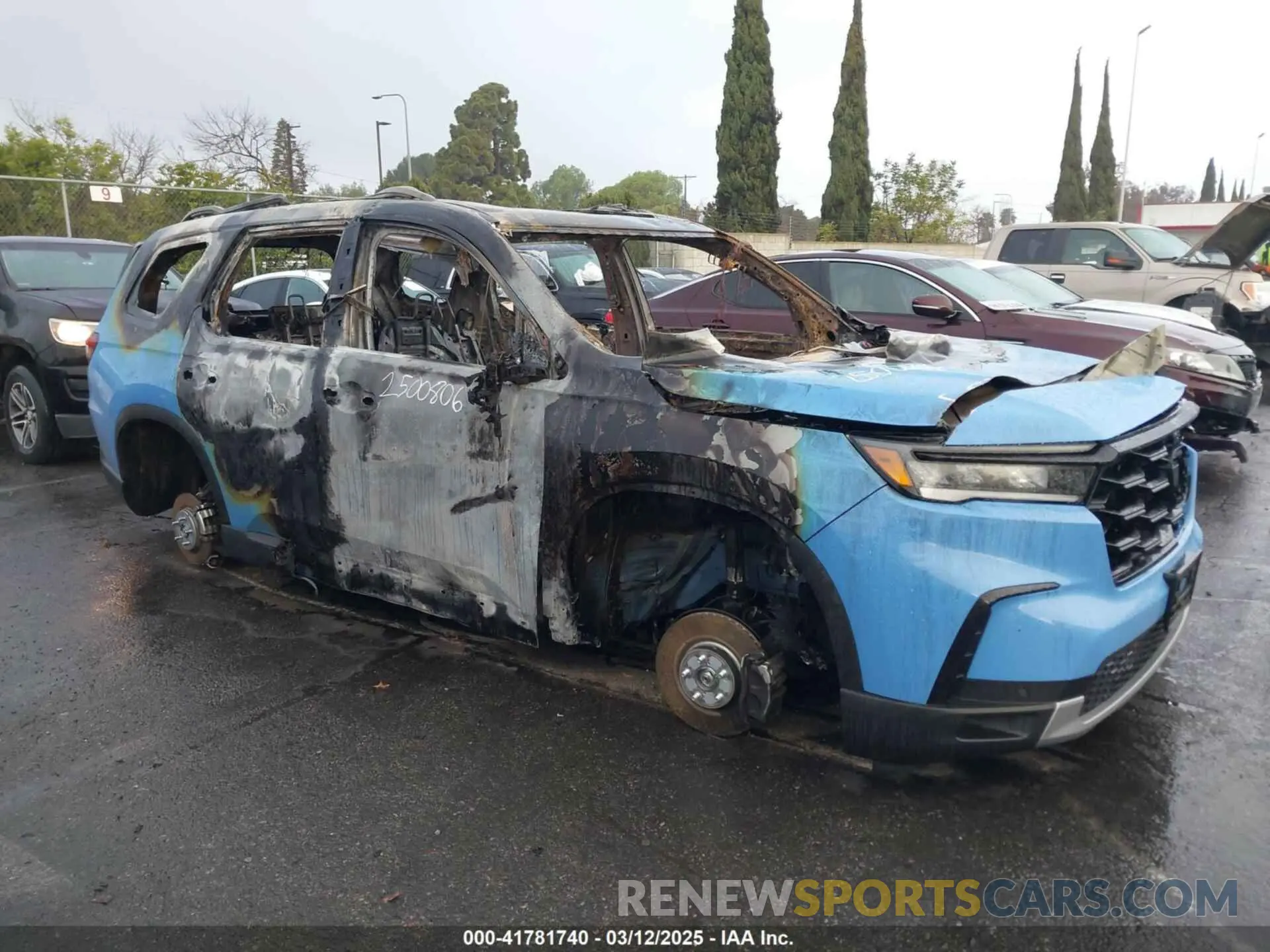 12 fotografías del automóvil dañado 5FNYG1H66RB012987 HONDA PILOT 2024