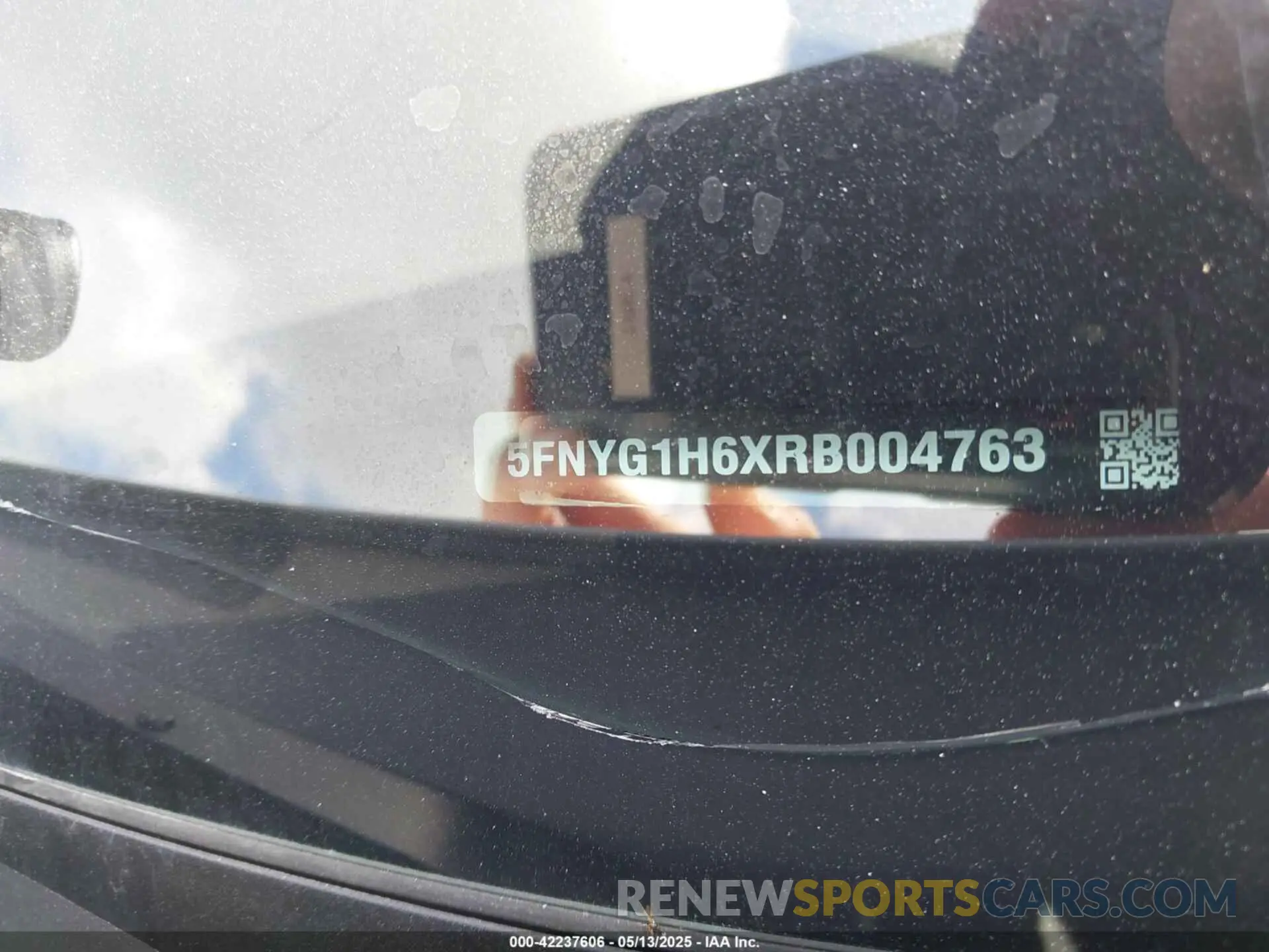 9 fotografías del automóvil dañado 5FNYG1H6XRB004763 HONDA PILOT 2024