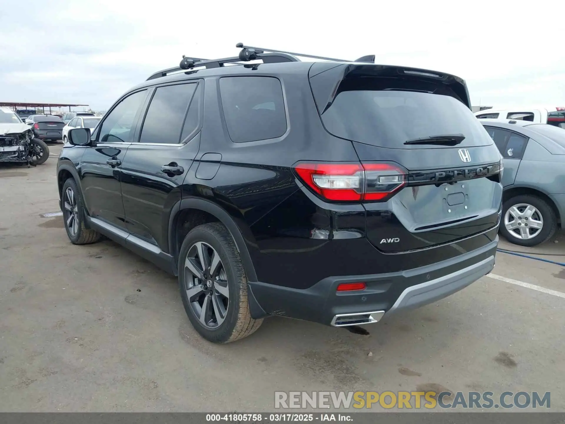 3 fotografías del automóvil dañado 5FNYG1H70RB032368 HONDA PILOT 2024