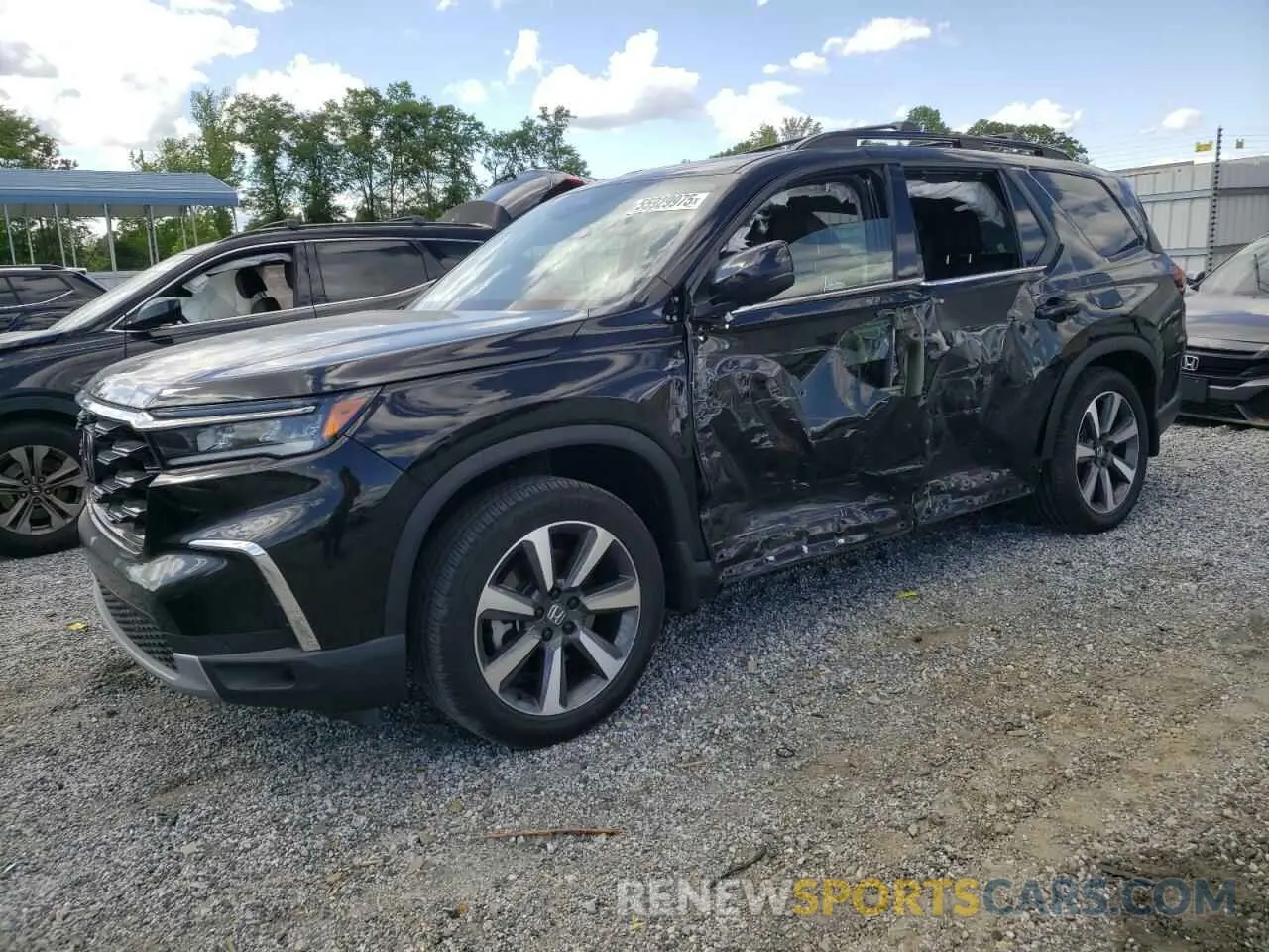 1 fotografías del automóvil dañado 5FNYG1H85RB046629 HONDA PILOT 2024