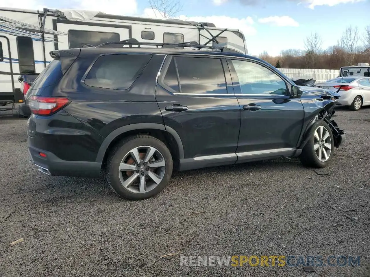 3 fotografías del automóvil dañado 5FNYG1H89RB026674 HONDA PILOT 2024