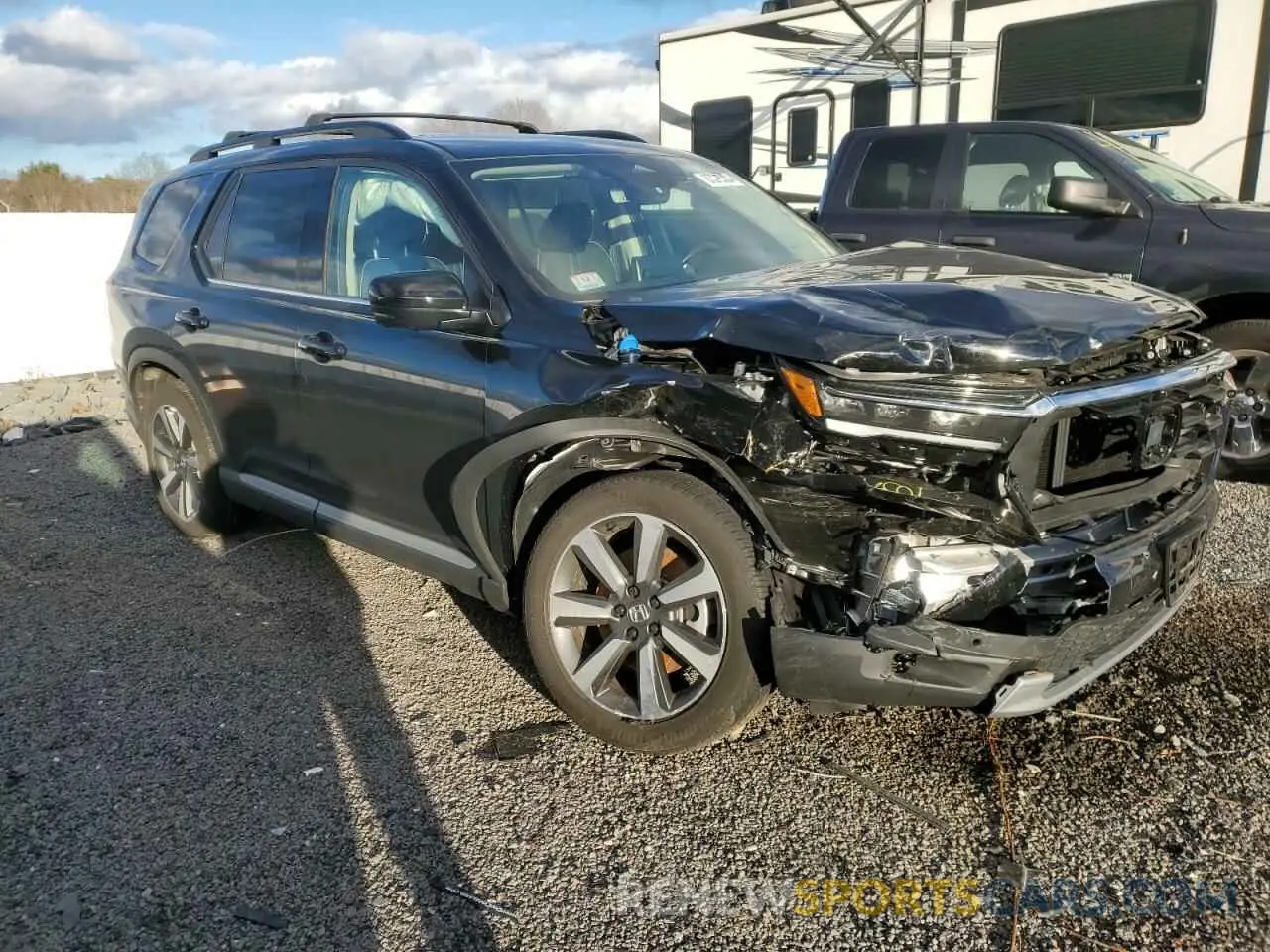 4 fotografías del automóvil dañado 5FNYG1H89RB026674 HONDA PILOT 2024