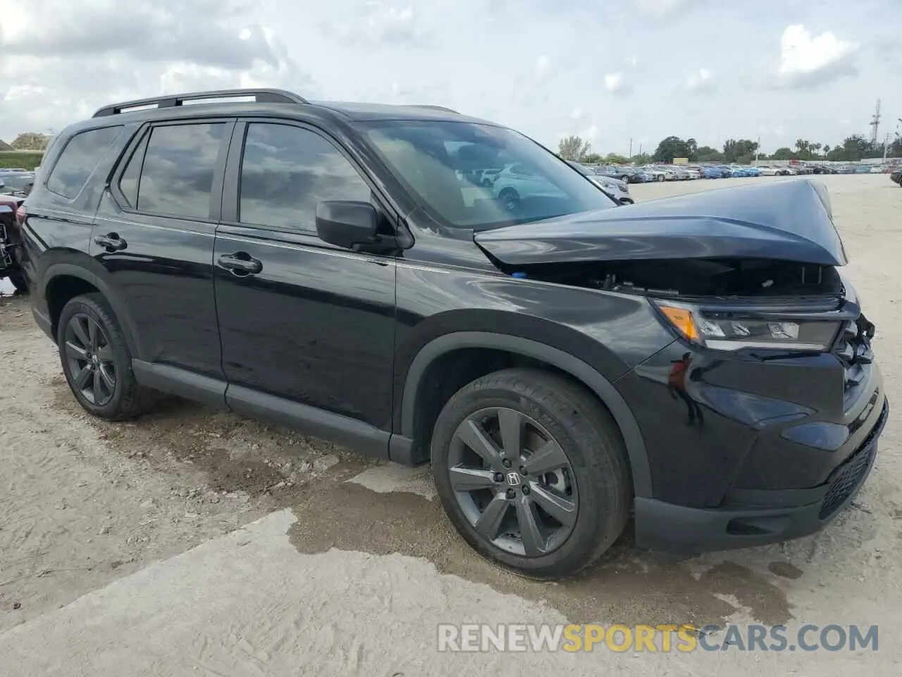 4 fotografías del automóvil dañado 5FNYG2H39RB011702 HONDA PILOT 2024