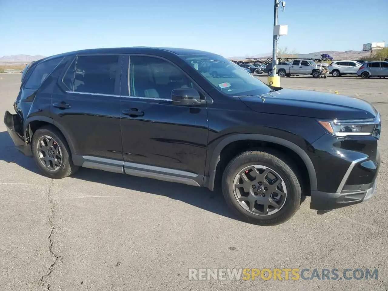 4 fotografías del automóvil dañado 5FNYG2H47RB009147 HONDA PILOT 2024