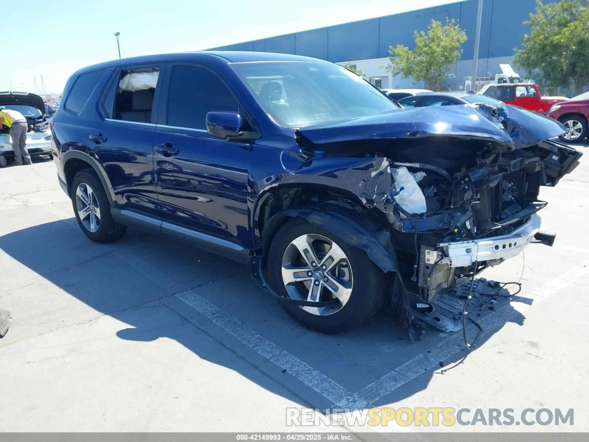 1 fotografías del automóvil dañado 5FNYG2H4XRB005707 HONDA PILOT 2024