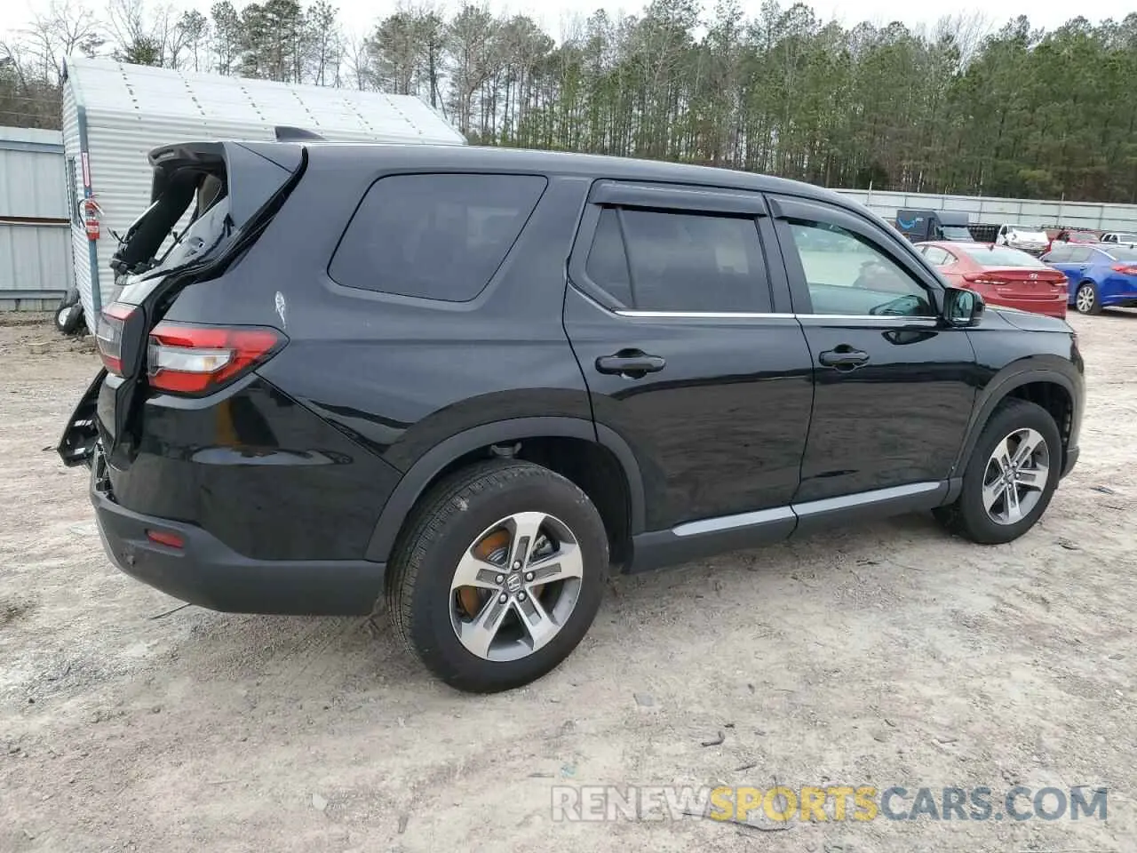 3 fotografías del automóvil dañado 5FNYG1H40SB015128 HONDA PILOT 2025