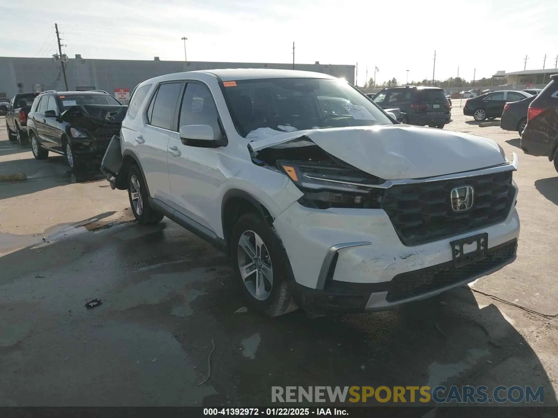 1 fotografías del automóvil dañado 5FNYG1H46SB052961 HONDA PILOT 2025