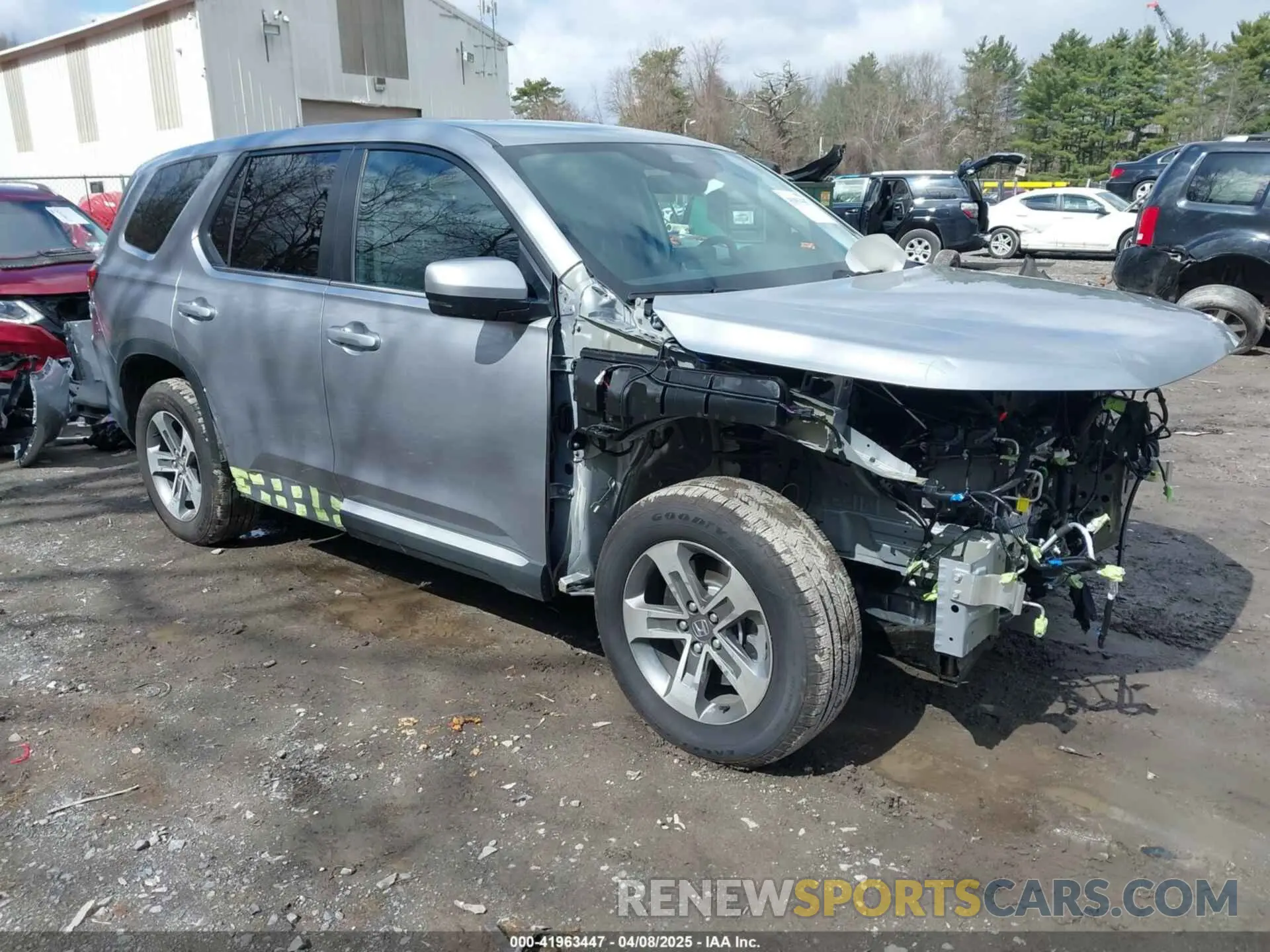 1 fotografías del automóvil dañado 5FNYG1H47SB109183 HONDA PILOT 2025