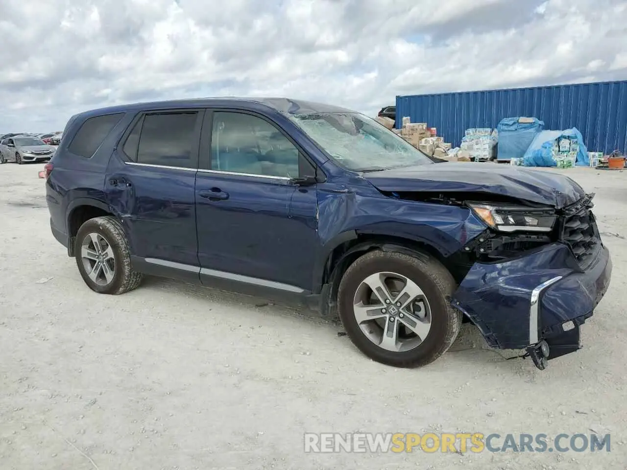 4 fotografías del automóvil dañado 5FNYG1H48SB026054 HONDA PILOT 2025
