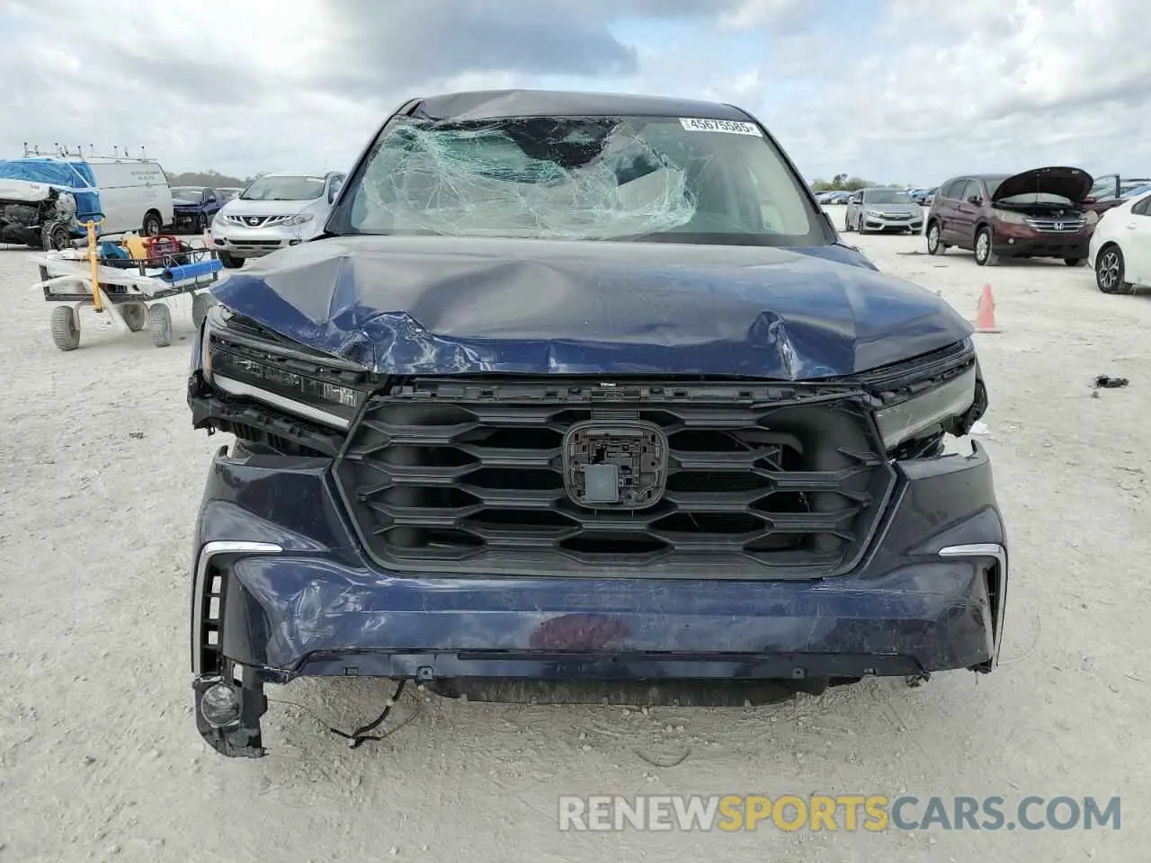 5 fotografías del automóvil dañado 5FNYG1H48SB026054 HONDA PILOT 2025