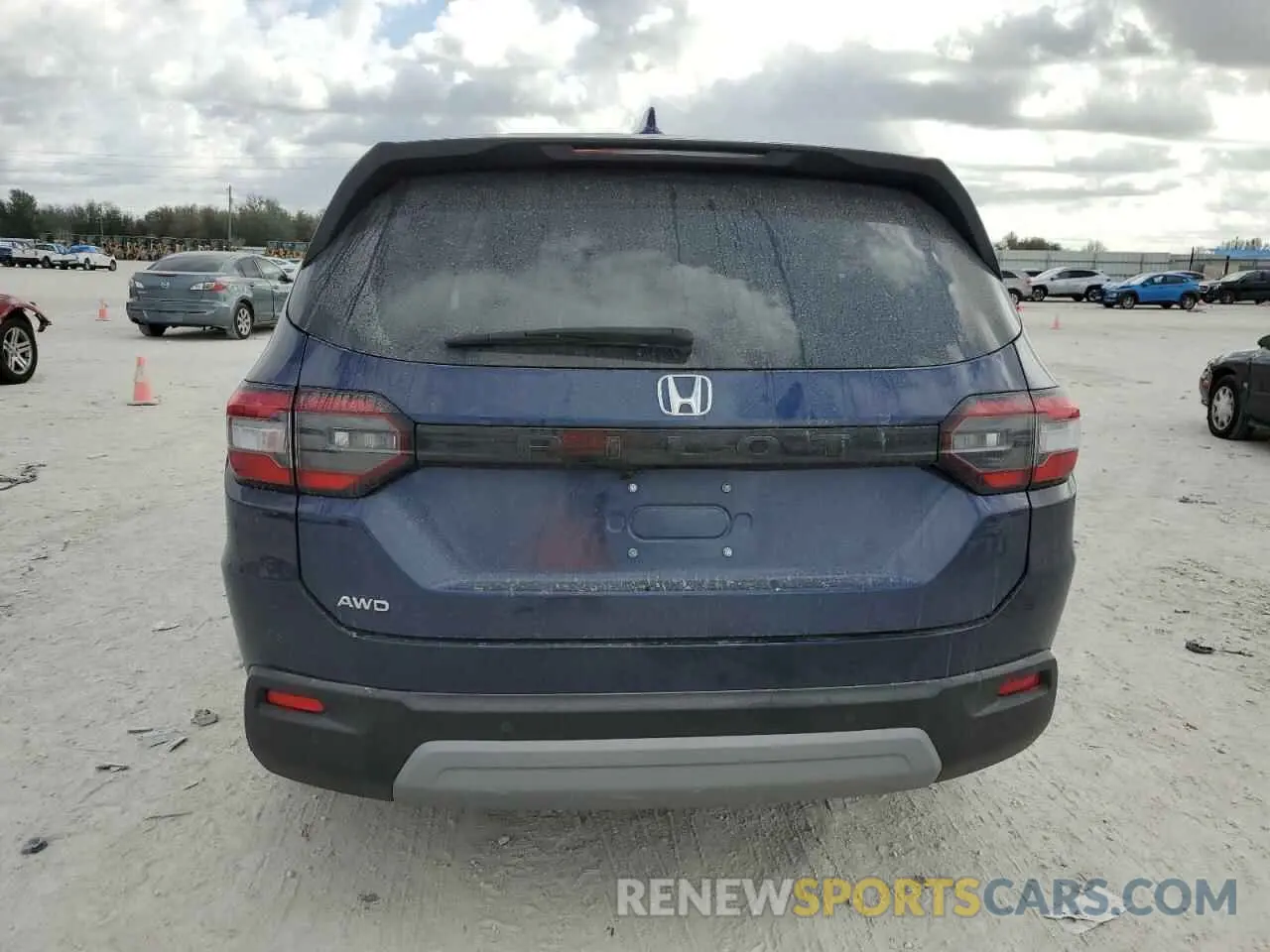 6 fotografías del automóvil dañado 5FNYG1H48SB026054 HONDA PILOT 2025