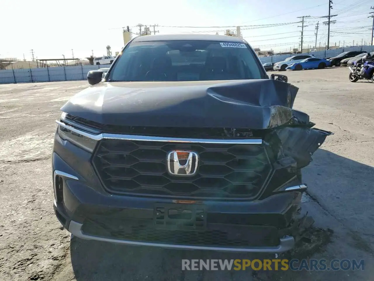 5 fotografías del automóvil dañado 5FNYG1H48SB083371 HONDA PILOT 2025