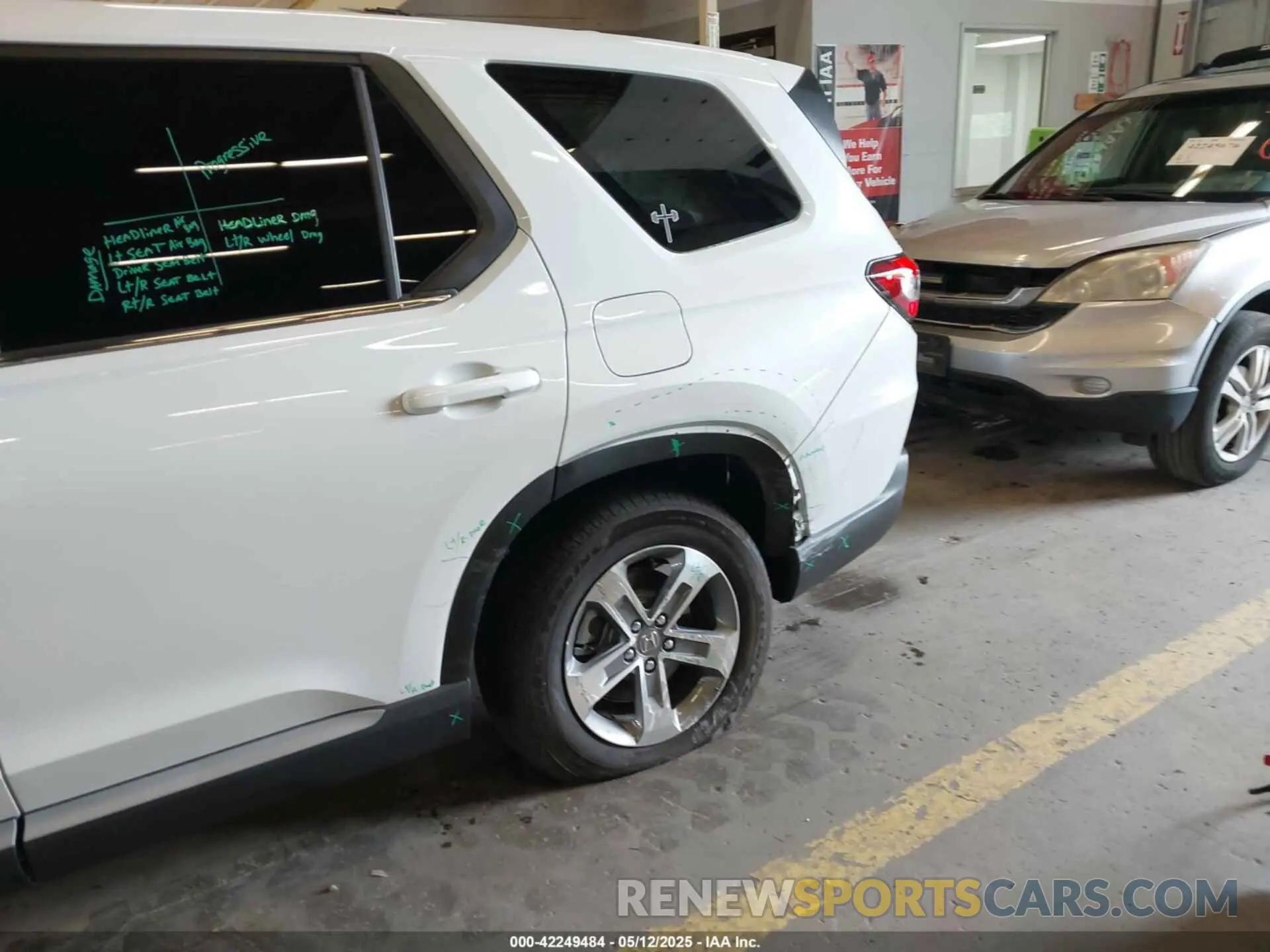 6 fotografías del automóvil dañado 5FNYG1H49SB097666 HONDA PILOT 2025