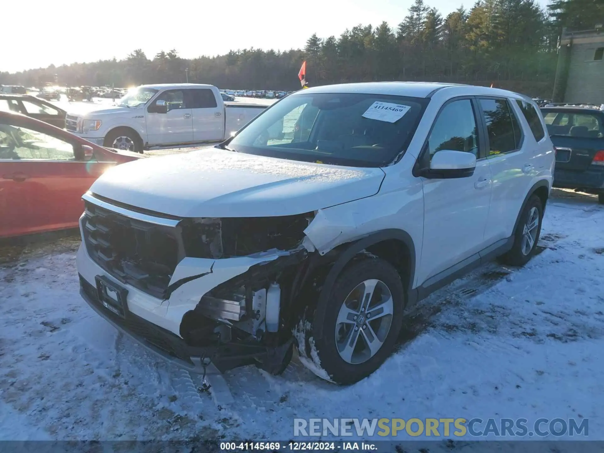 6 fotografías del automóvil dañado 5FNYG1H4XSB056396 HONDA PILOT 2025