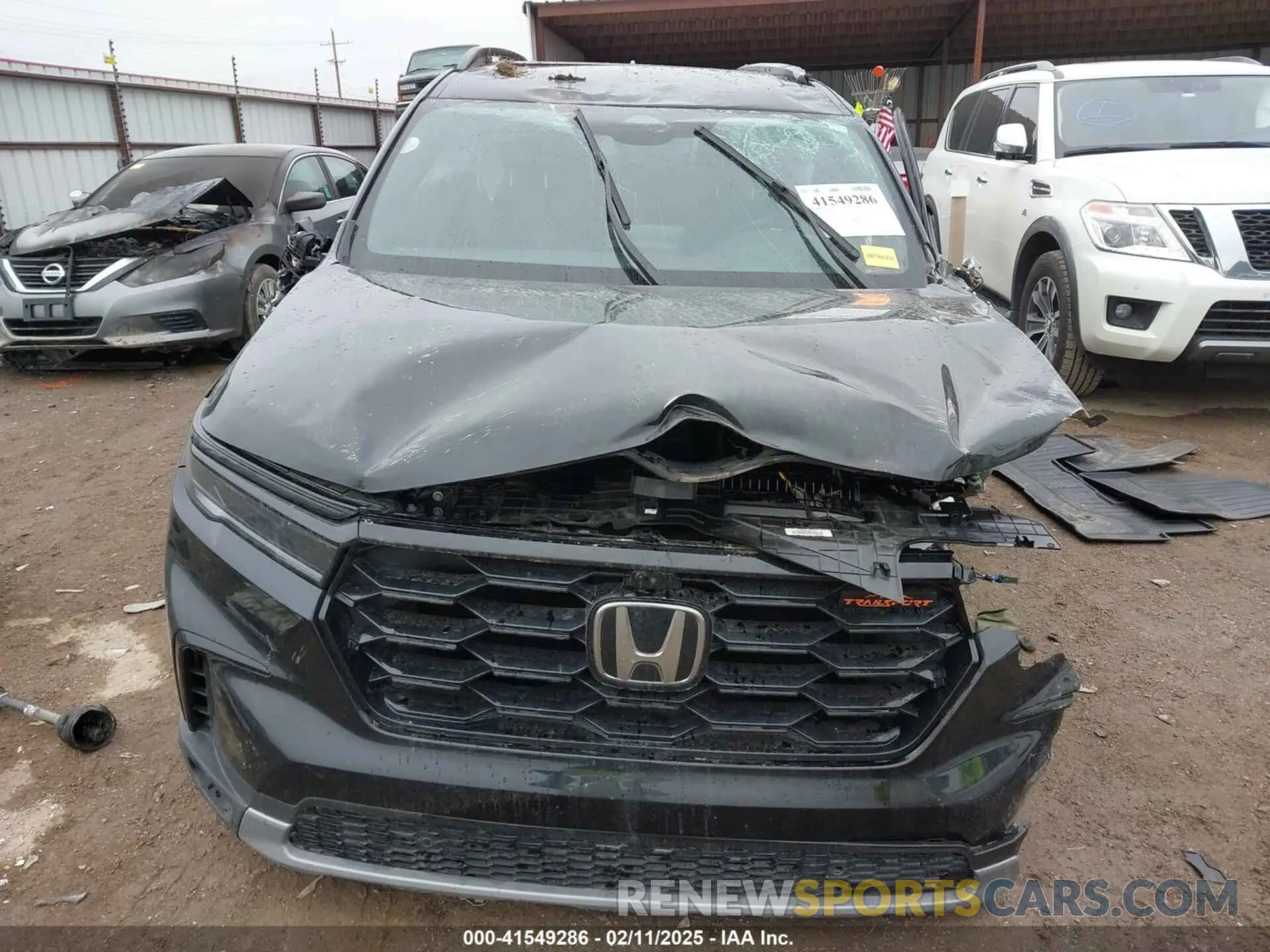 13 fotografías del automóvil dañado 5FNYG1H67SB039458 HONDA PILOT 2025