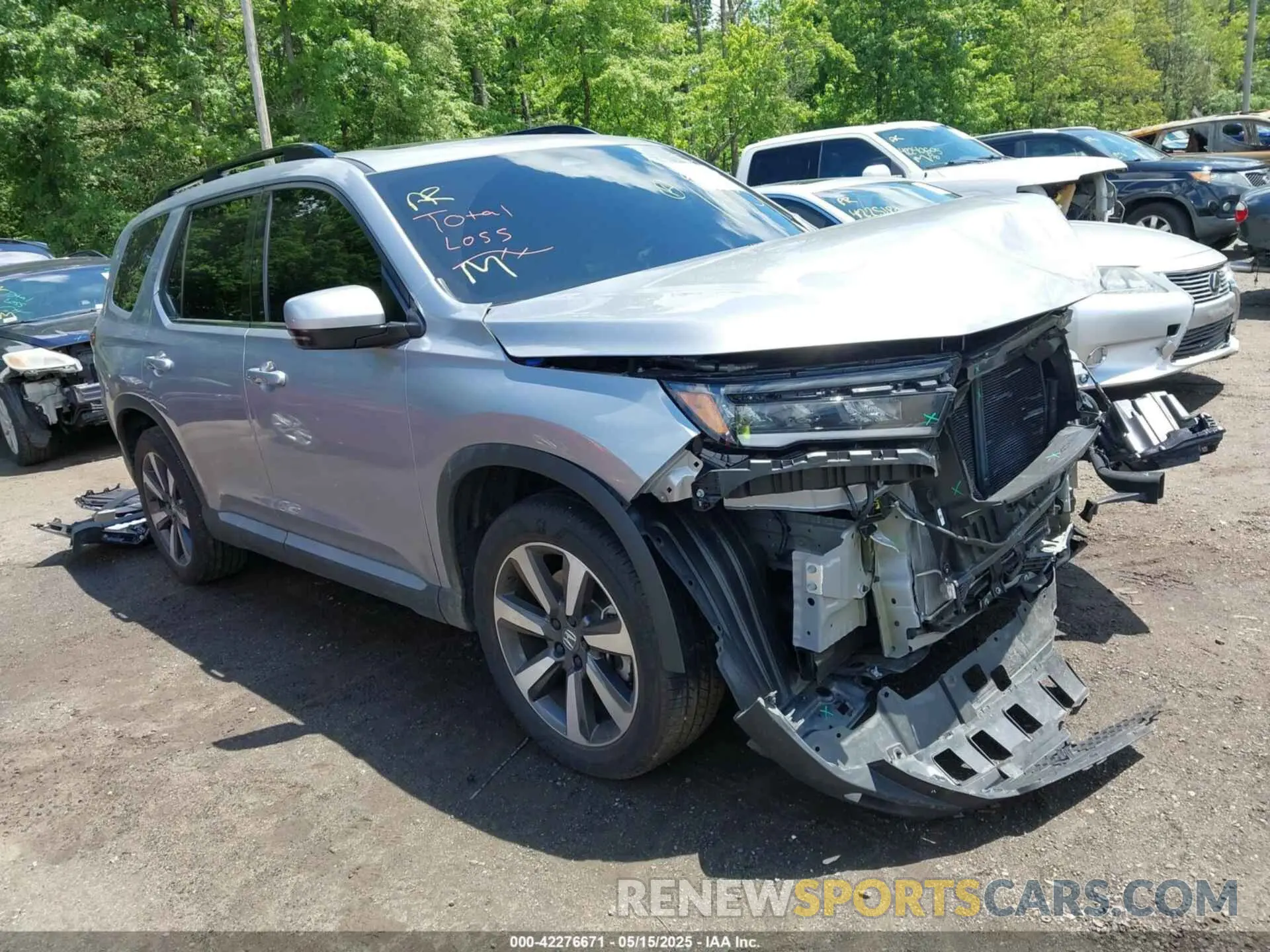 1 fotografías del automóvil dañado 5FNYG1H73SB026649 HONDA PILOT 2025