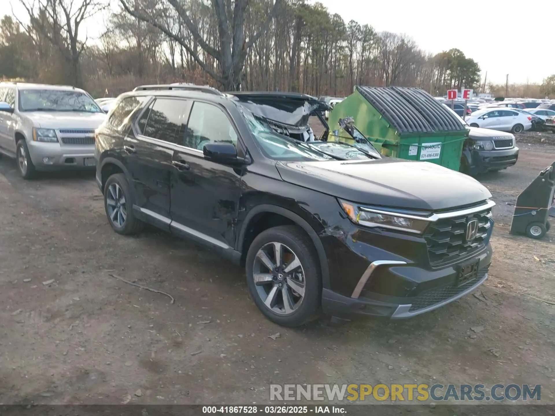 1 fotografías del automóvil dañado 5FNYG1H75SB098548 HONDA PILOT 2025