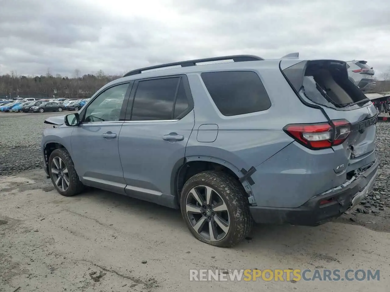 2 fotografías del automóvil dañado 5FNYG1H7XSB081003 HONDA PILOT 2025