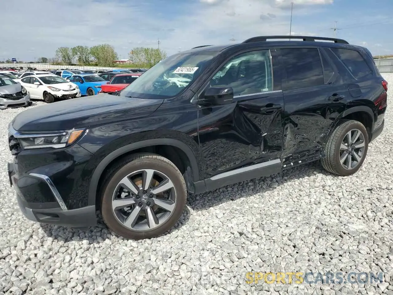 1 fotografías del automóvil dañado 5FNYG1H80SB017402 HONDA PILOT 2025