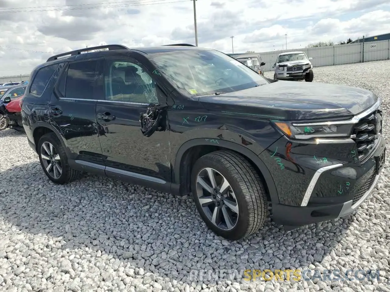 4 fotografías del automóvil dañado 5FNYG1H80SB017402 HONDA PILOT 2025