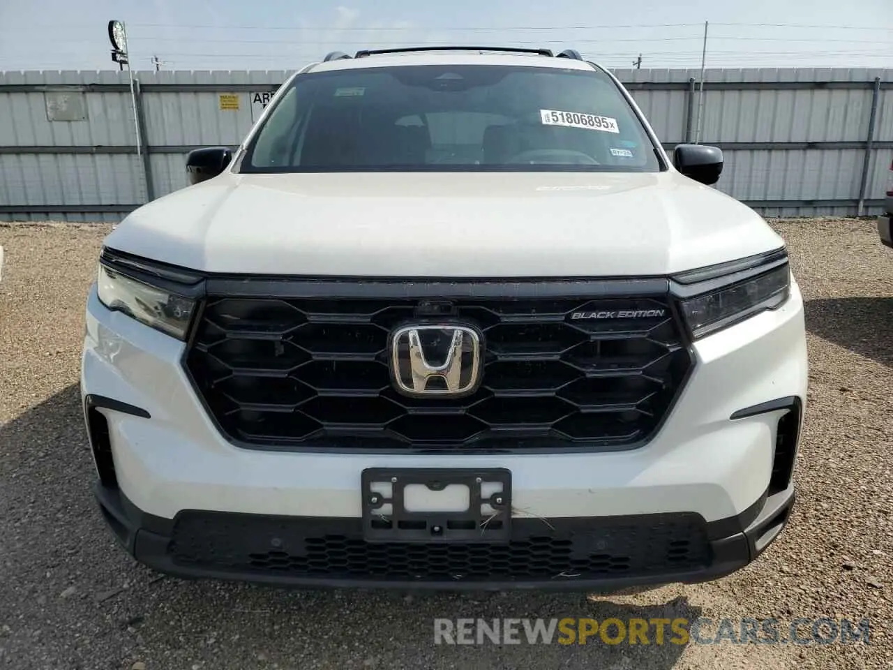 5 fotografías del automóvil dañado 5FNYG1H91SB037702 HONDA PILOT 2025