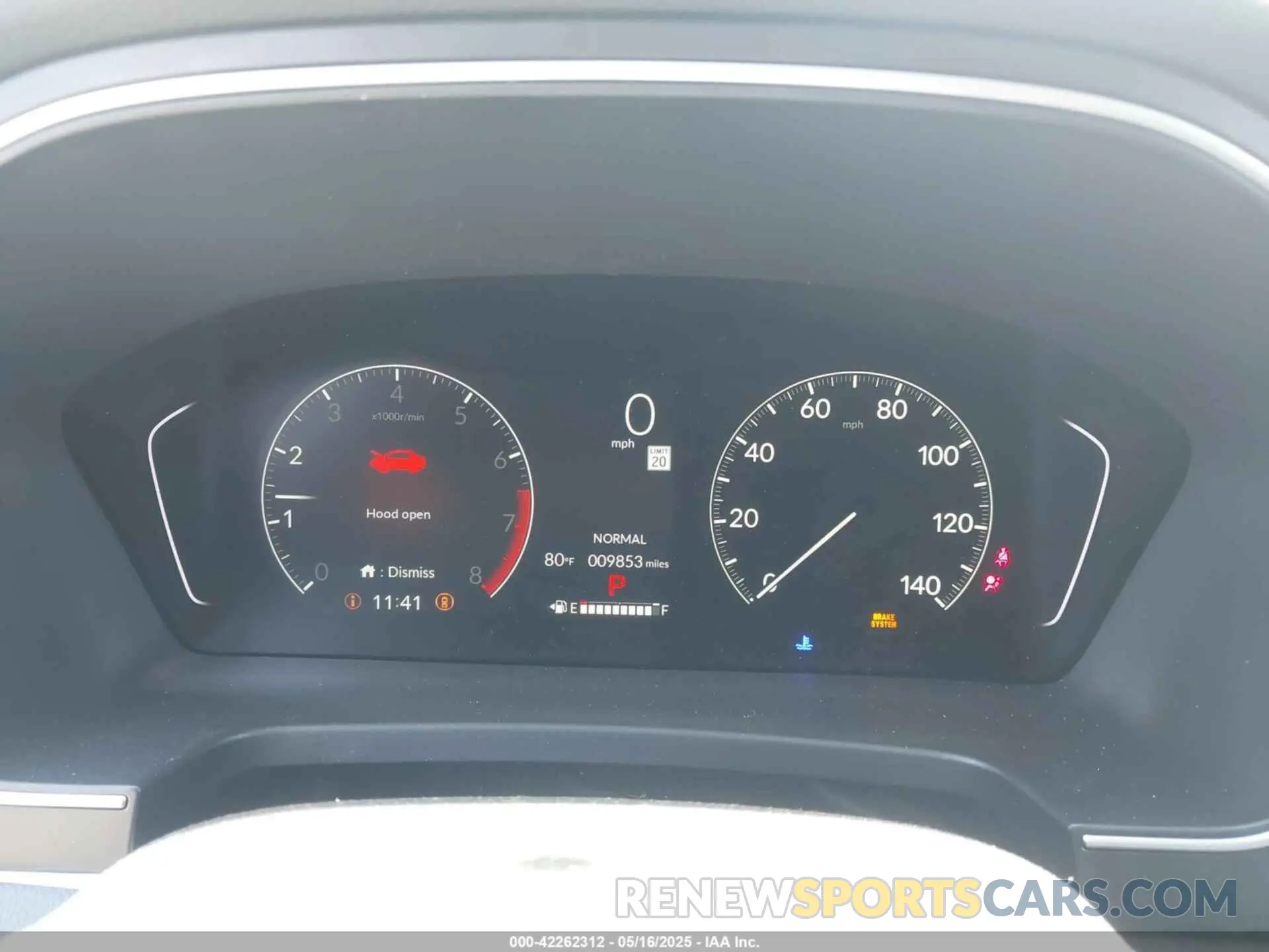 7 fotografías del automóvil dañado 5FNYG2H43SB010172 HONDA PILOT 2025