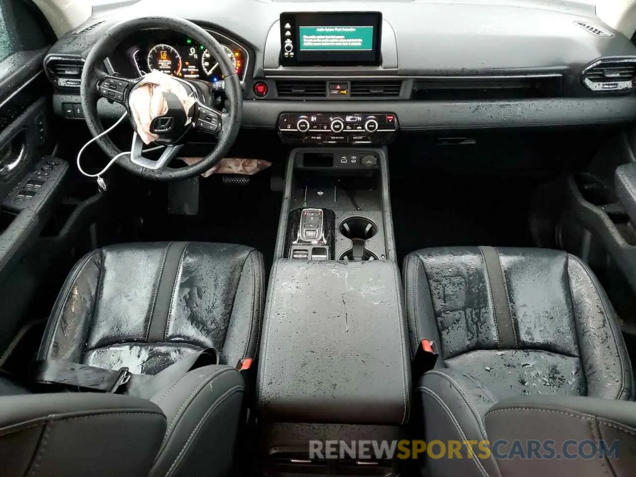 8 fotografías del automóvil dañado 5FNYG2H45SB007581 HONDA PILOT 2025