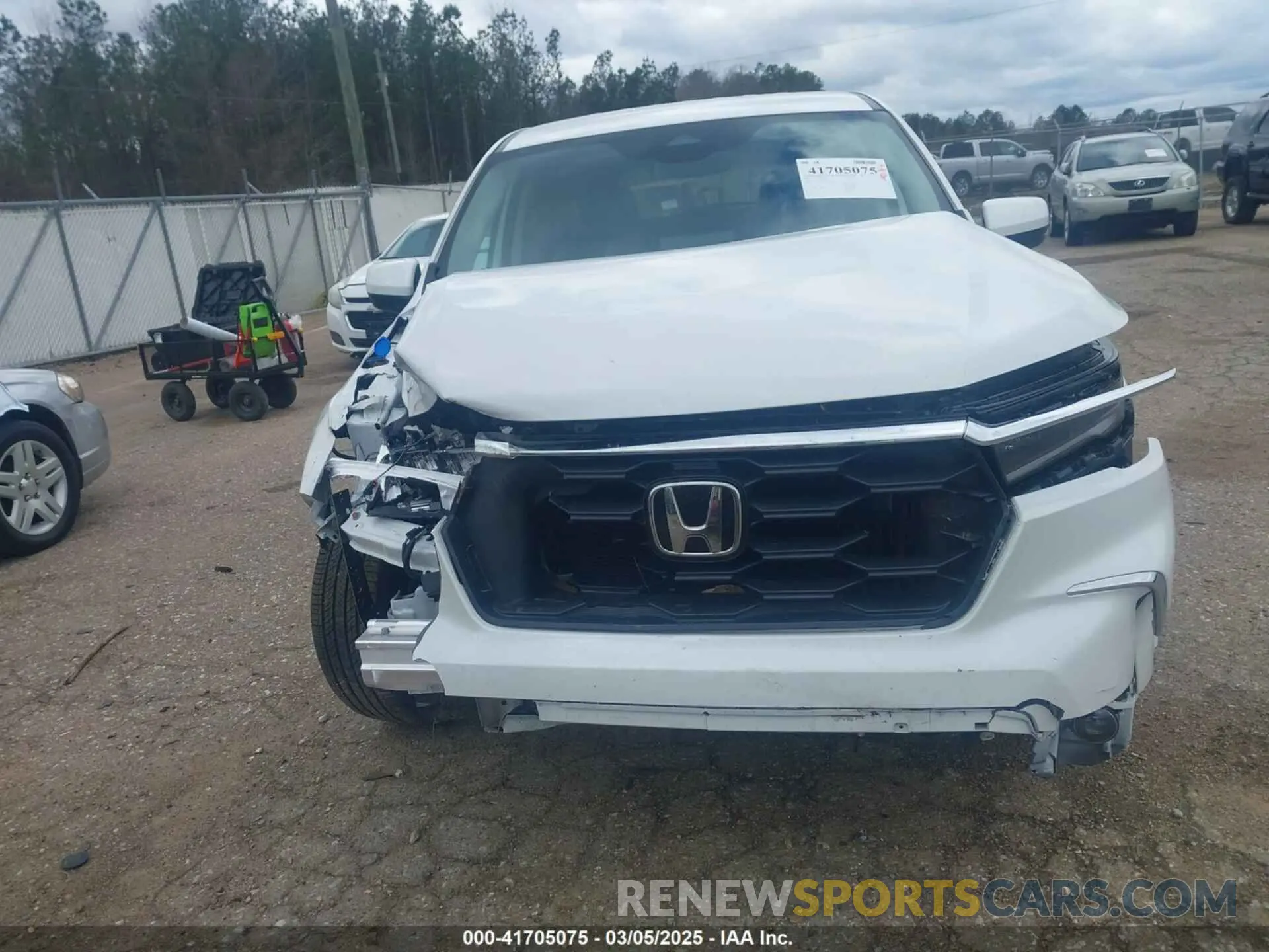 6 fotografías del automóvil dañado 5FNYG2H47SB015309 HONDA PILOT 2025