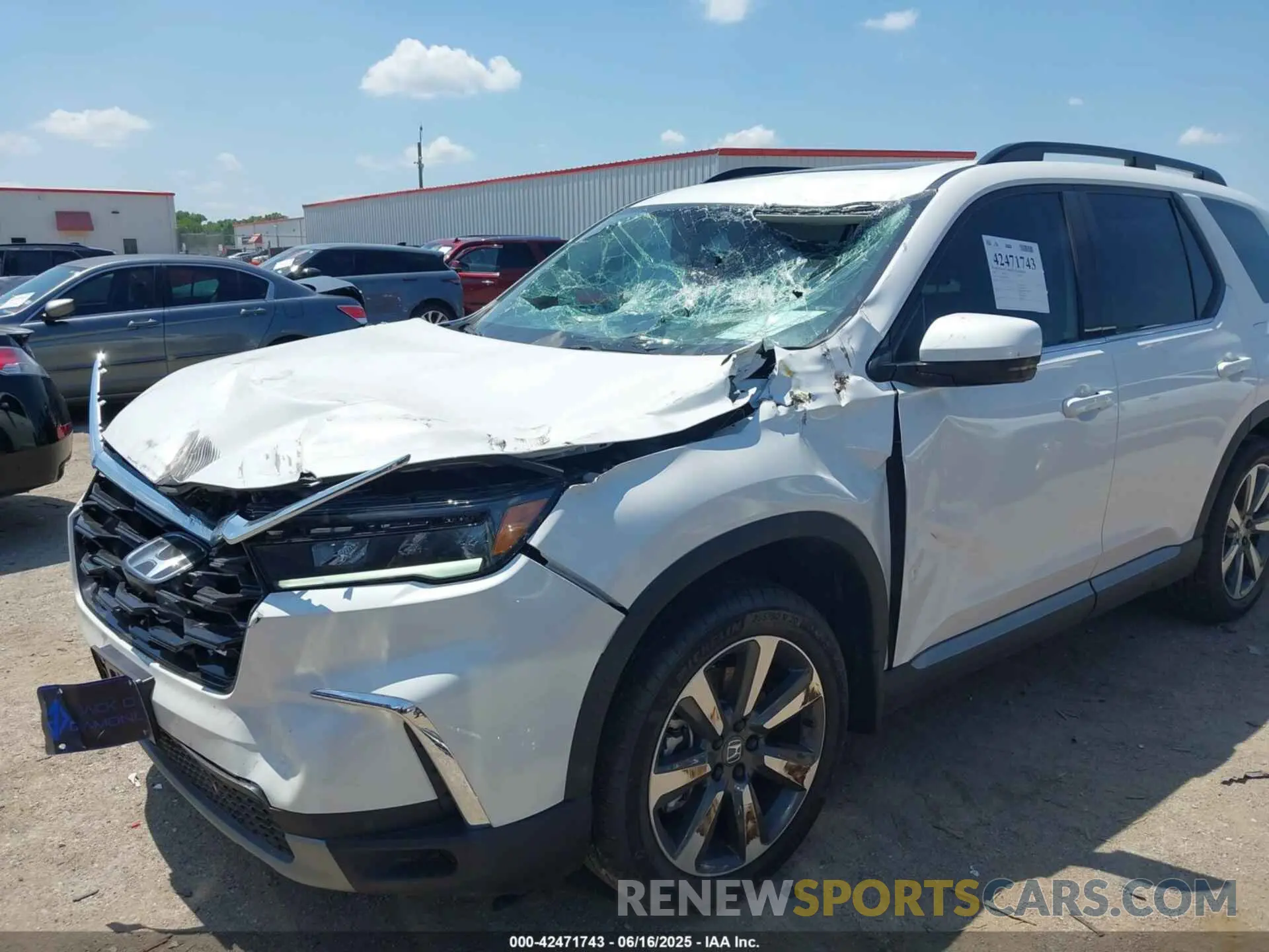 6 fotografías del automóvil dañado 5FNYG2H76SB030457 HONDA PILOT 2025