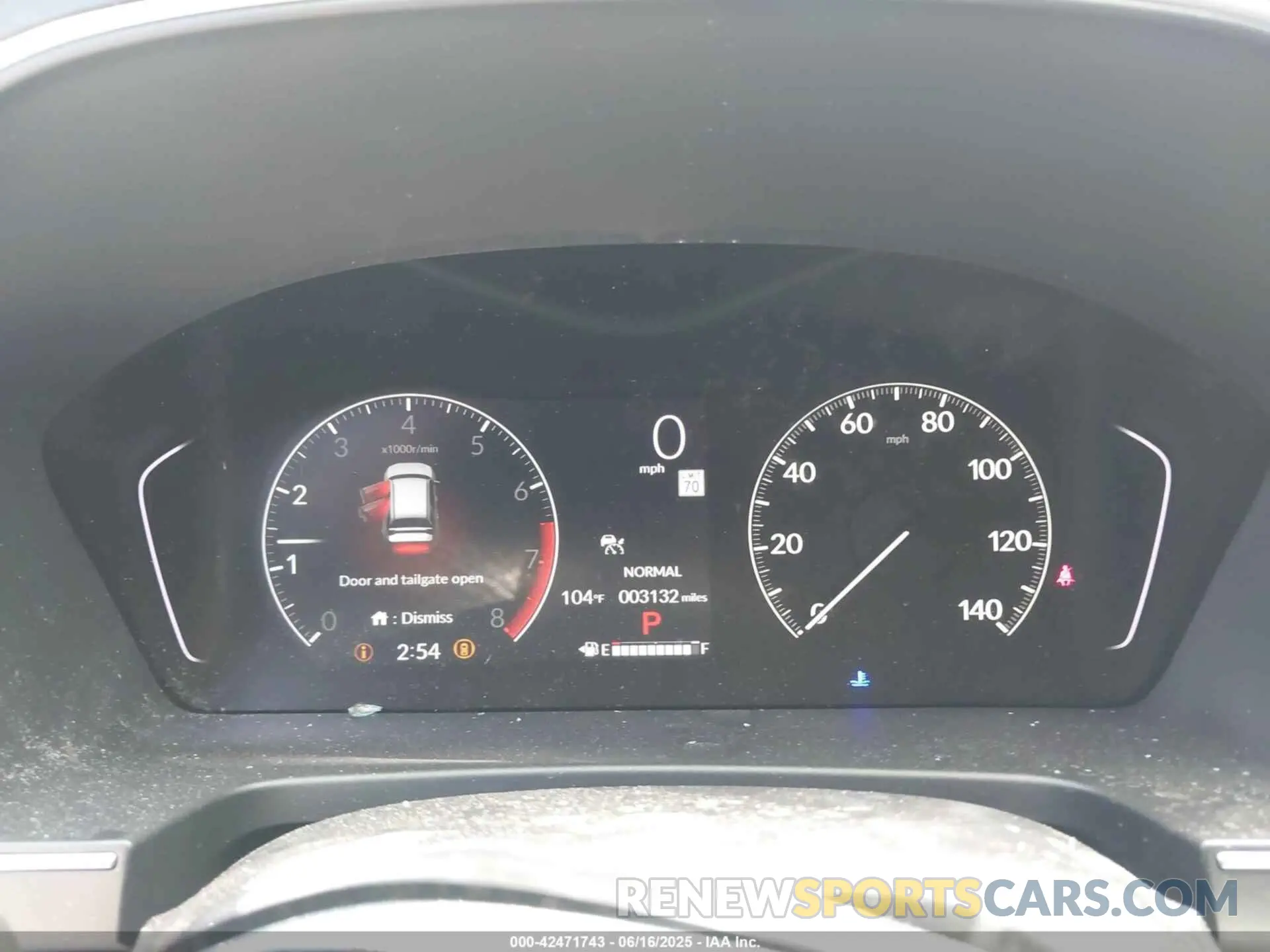 7 fotografías del automóvil dañado 5FNYG2H76SB030457 HONDA PILOT 2025