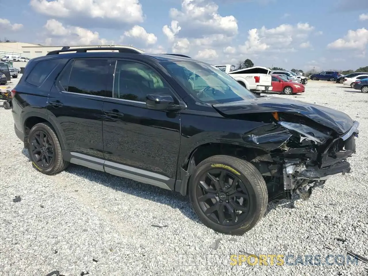 4 fotografías del automóvil dañado 5FNYG2H79SB011854 HONDA PILOT 2025
