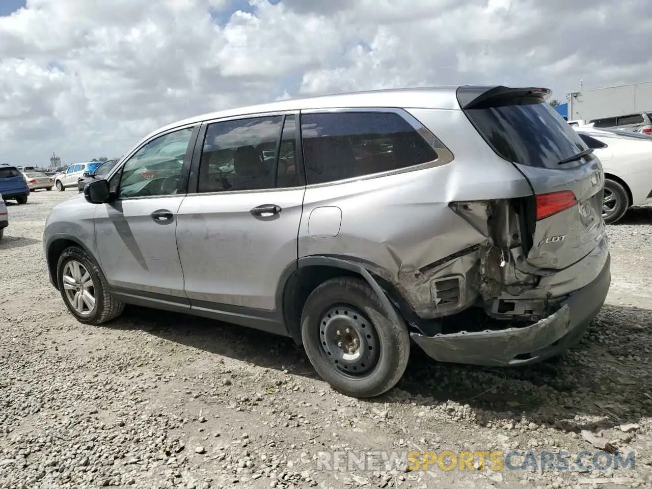 2 fotografías del automóvil dañado 5FNYF5H16GB050604 HONDA PILOT 2026