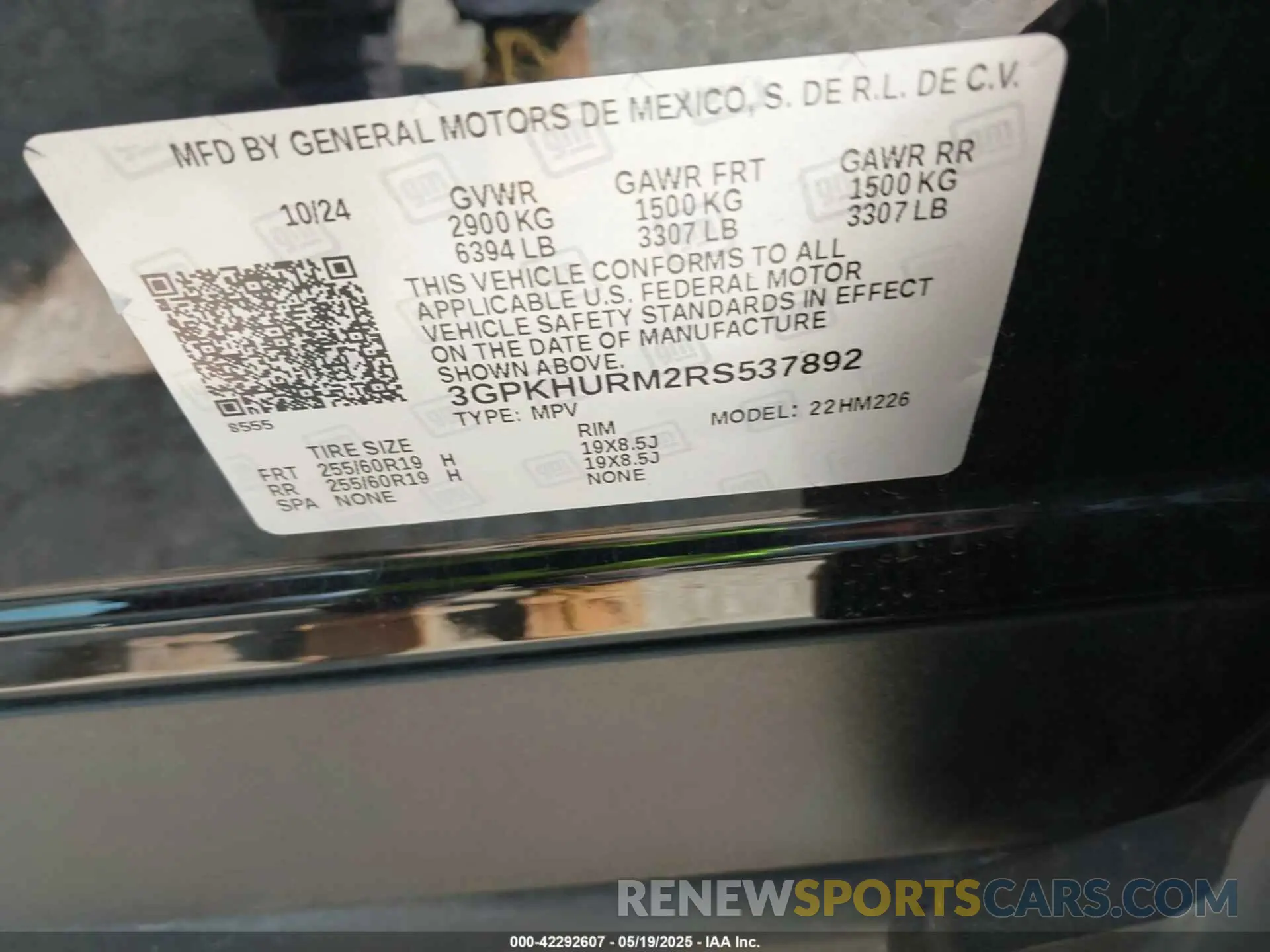 9 fotografías del automóvil dañado 3GPKHURM2RS537892 HONDA PROLOGUE 2024