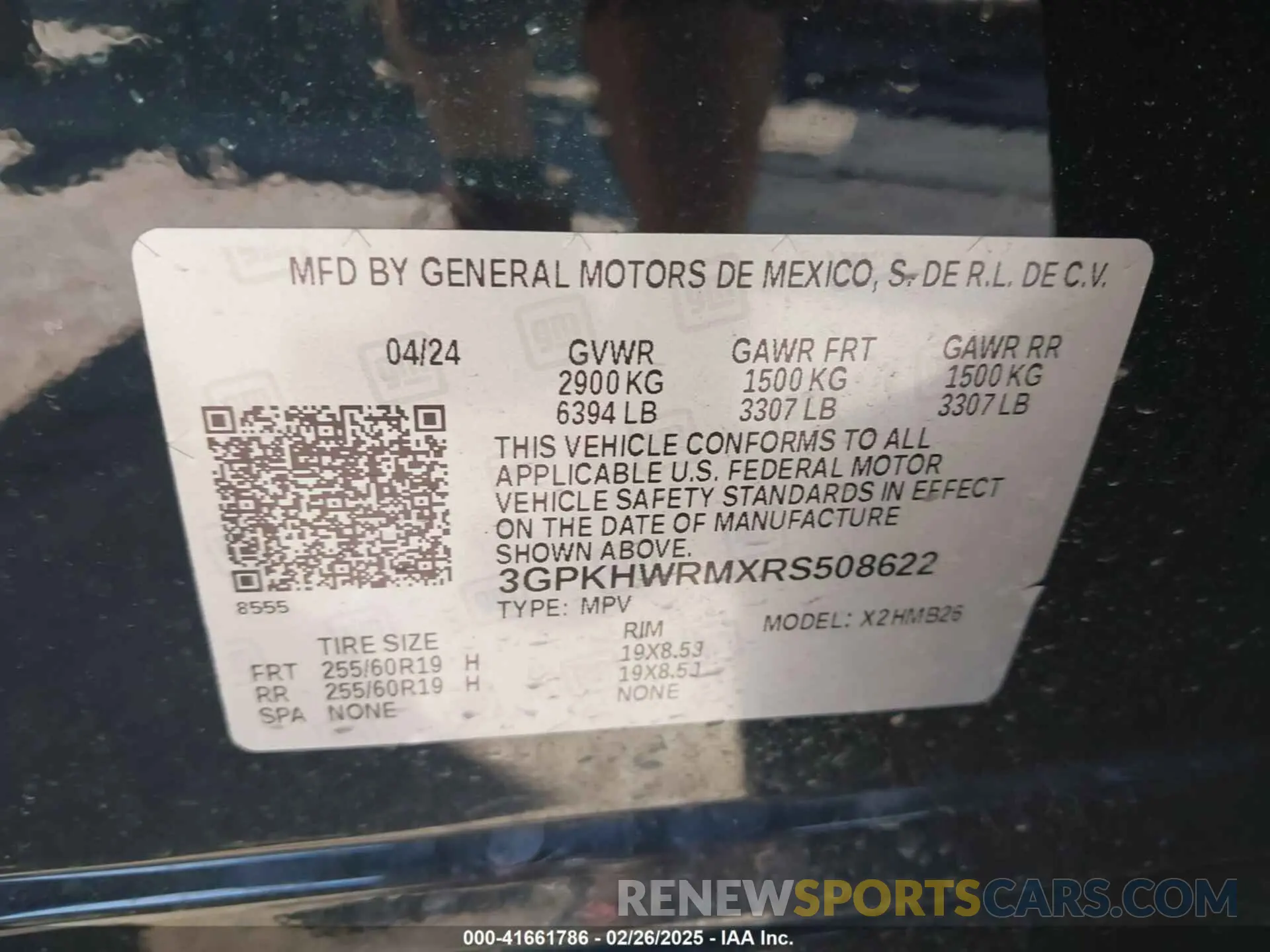 9 fotografías del automóvil dañado 3GPKHWRMXRS508622 HONDA PROLOGUE 2024