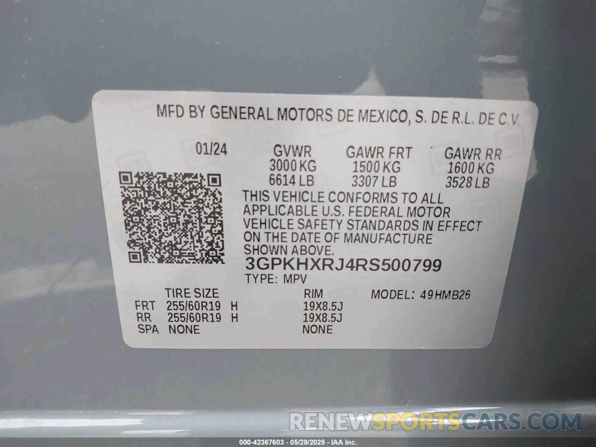 9 fotografías del automóvil dañado 3GPKHXRJ4RS500799 HONDA PROLOGUE 2024