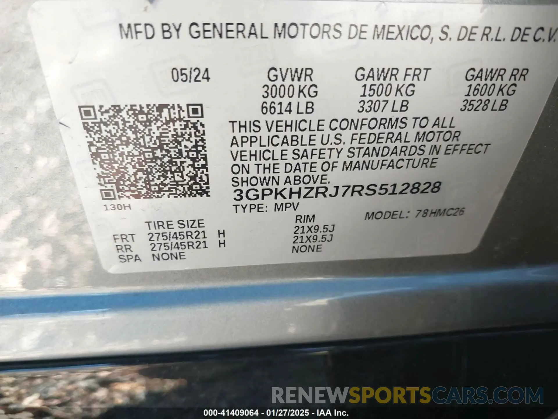 9 fotografías del automóvil dañado 3GPKHZRJ7RS512828 HONDA PROLOGUE 2024