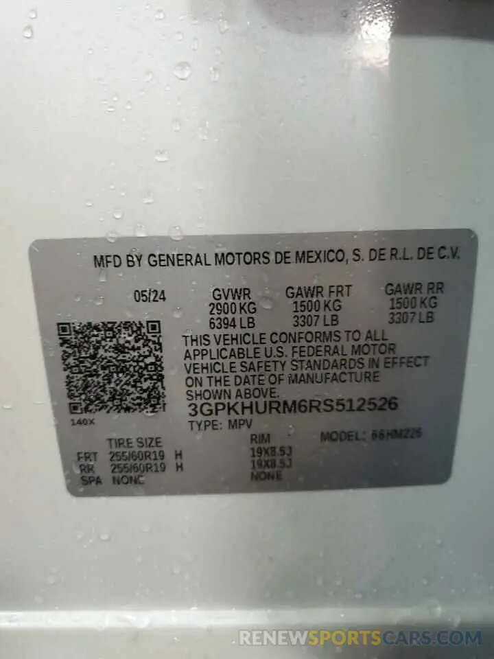 13 fotografías del automóvil dañado 3GPKHURM6RS512526 HONDA PROLOGUE E 2024
