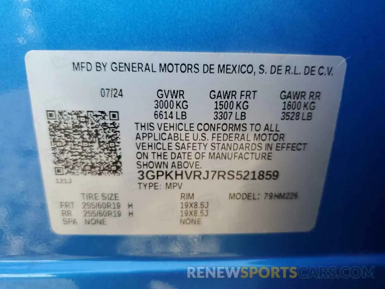14 fotografías del automóvil dañado 3GPKHVRJ7RS521859 HONDA PROLOGUE E 2024