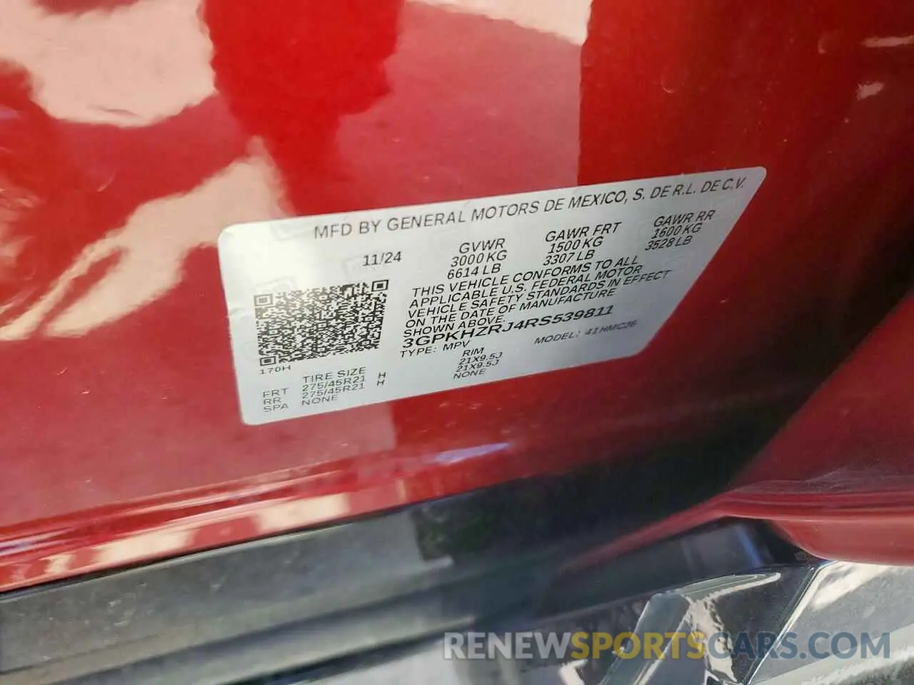 13 fotografías del automóvil dañado 3GPKHZRJ4RS539811 HONDA PROLOGUE E 2024