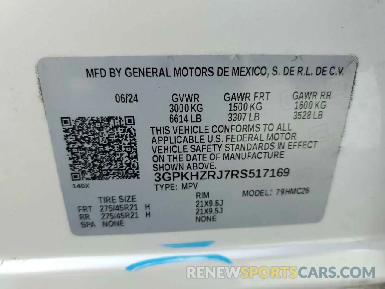 14 fotografías del automóvil dañado 3GPKHZRJ7RS517169 HONDA PROLOGUE E 2024