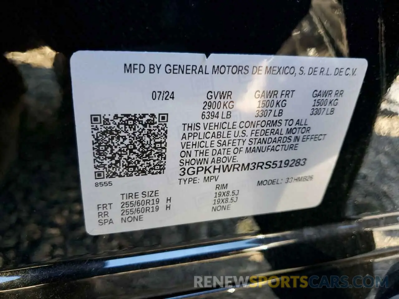 13 fotografías del automóvil dañado 3GPKHWRM3RS519283 HONDA PROLOGUE T 2024