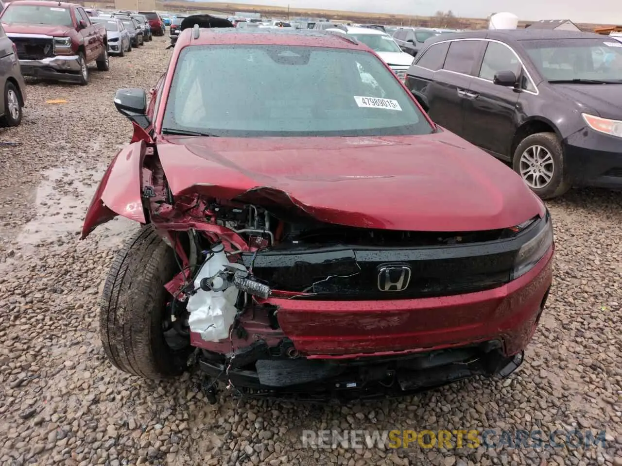 5 fotografías del automóvil dañado 3GPKHXRJ0RS528390 HONDA PROLOGUE T 2024