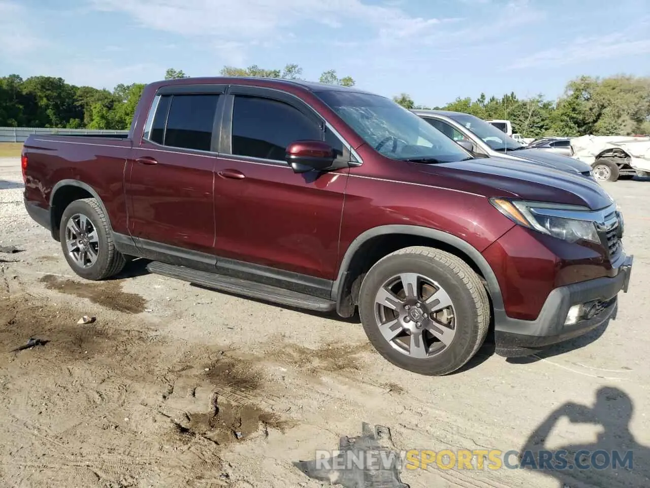 4 fotografías del automóvil dañado 5FPYK2F67KB001114 HONDA RIDGELINE 2019