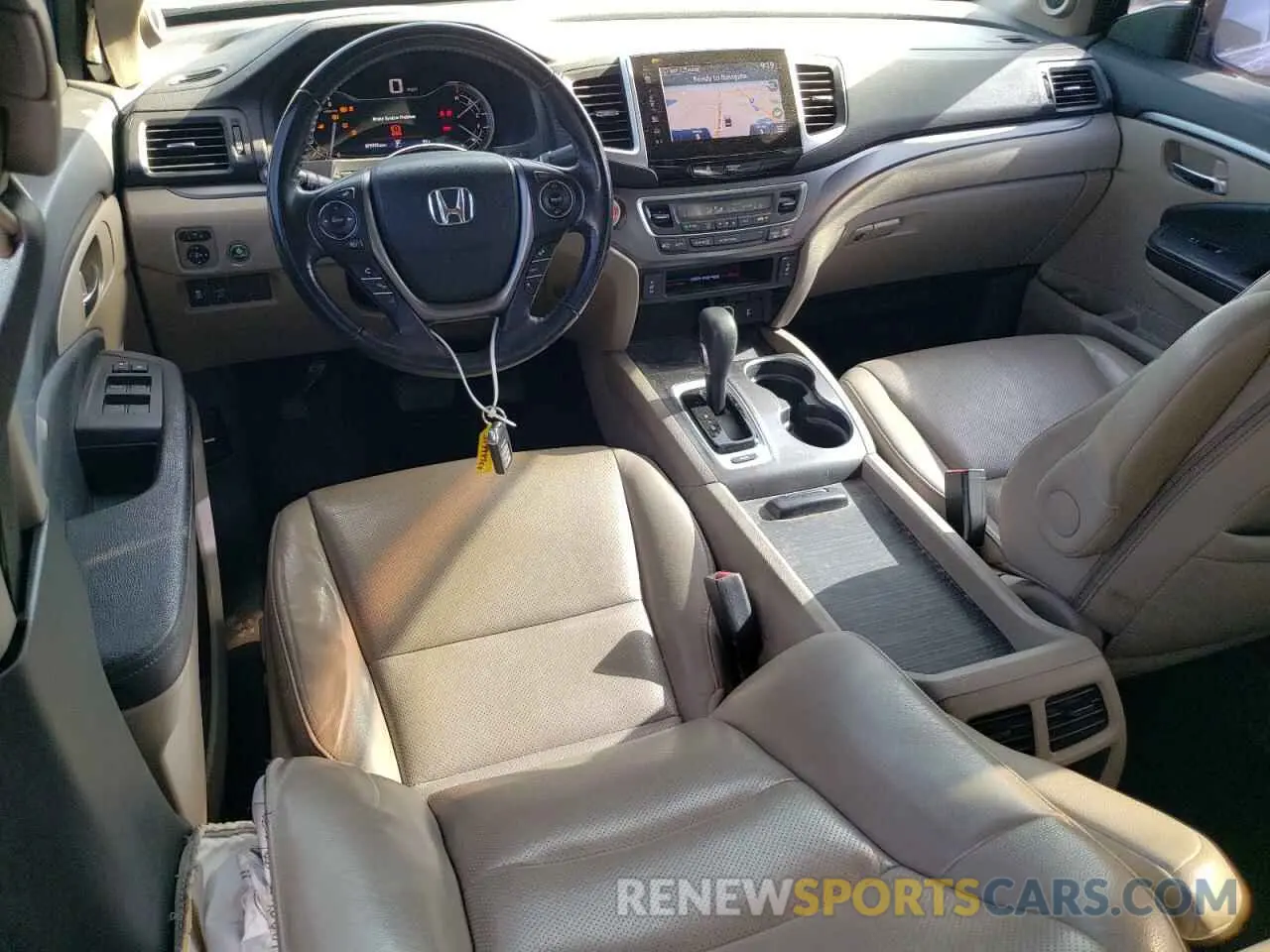 8 fotografías del automóvil dañado 5FPYK2F67KB001114 HONDA RIDGELINE 2019