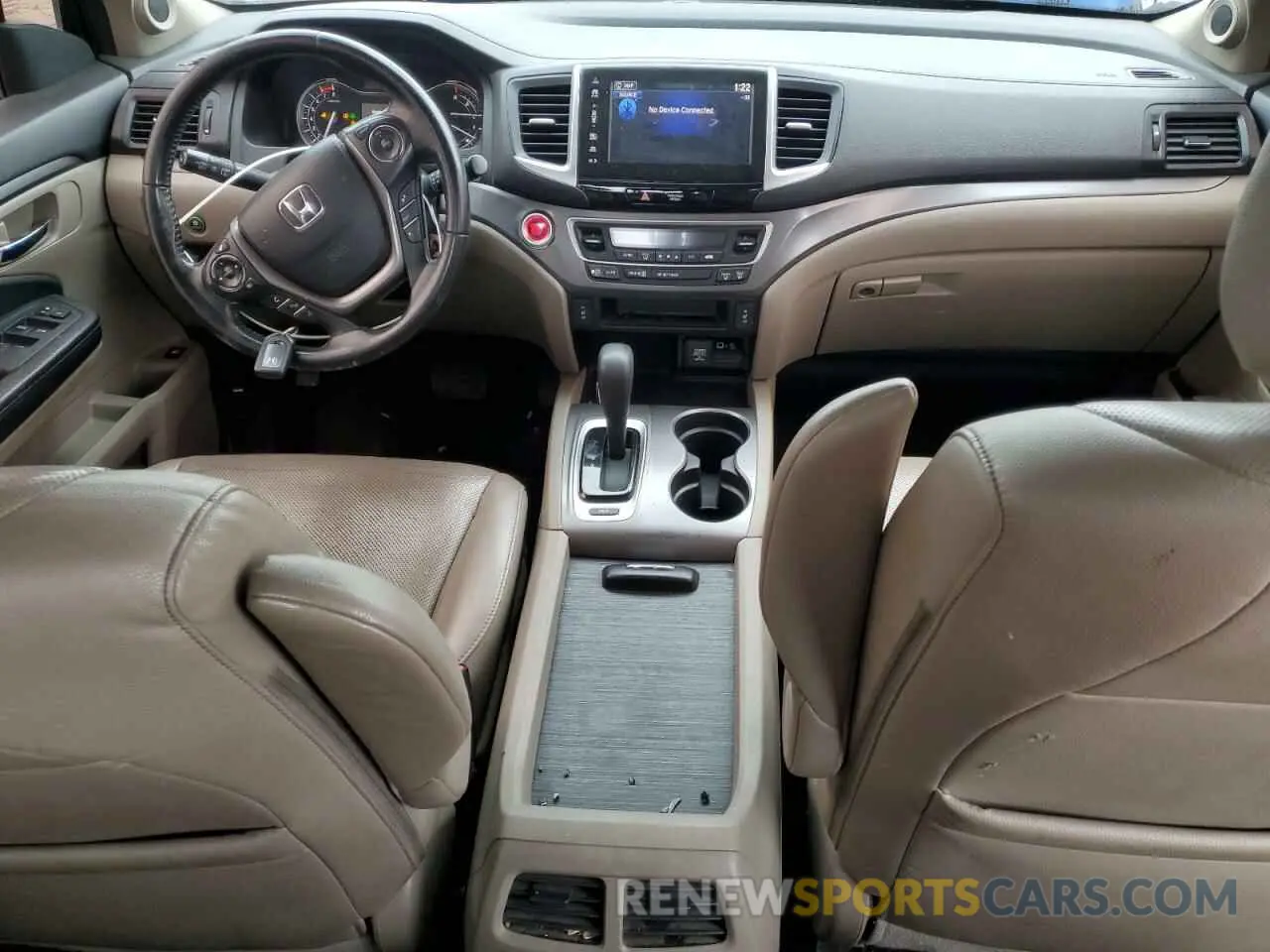 8 fotografías del automóvil dañado 5FPYK2F69KB000014 HONDA RIDGELINE 2019